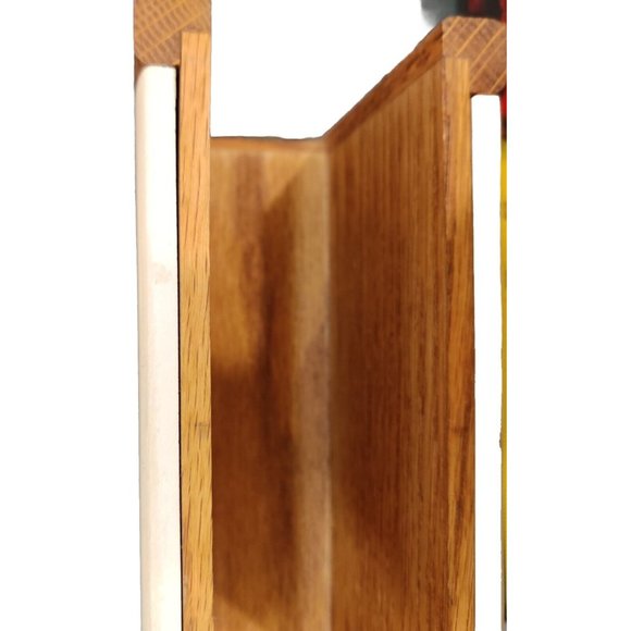 Vtg US Dept Of Interior & Agriculture Bird Duck Stamp Theme Wooden Napkin Holder - Picture 9 of 15